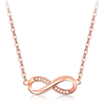 Load image into Gallery viewer, Sparkling Infinity Collier Necklace
