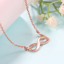 Load image into Gallery viewer, Sparkling Infinity Collier Necklace
