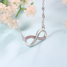 Load image into Gallery viewer, Sparkling Infinity Collier Necklace
