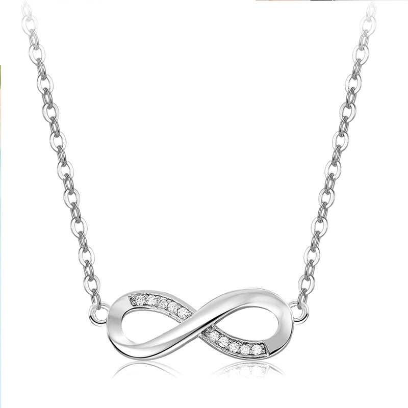 Sparkling Infinity Collier Necklace